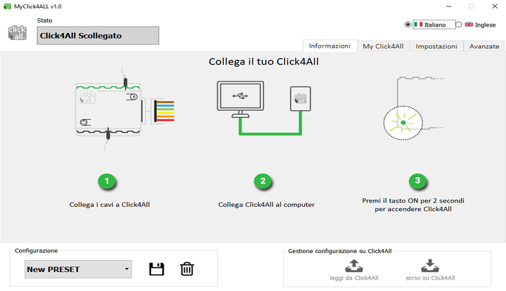 Software configurazione Click4All